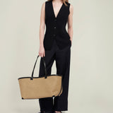 Métier - Cala 42 Woven Fabric Sahara with Buffalo Cacao