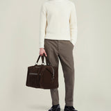 Métier - Vagabond Duffle Suede Chocolate