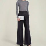 Metier - ISSIMO | Métier Ease Metallic Calfskin Silver
