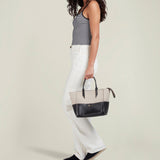 Metier - Incognito Crossbody Cabas Natural Linen with Cacao