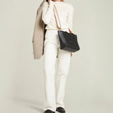Metier - Incognito Crossbody Cabas Smooth Calfskin Black