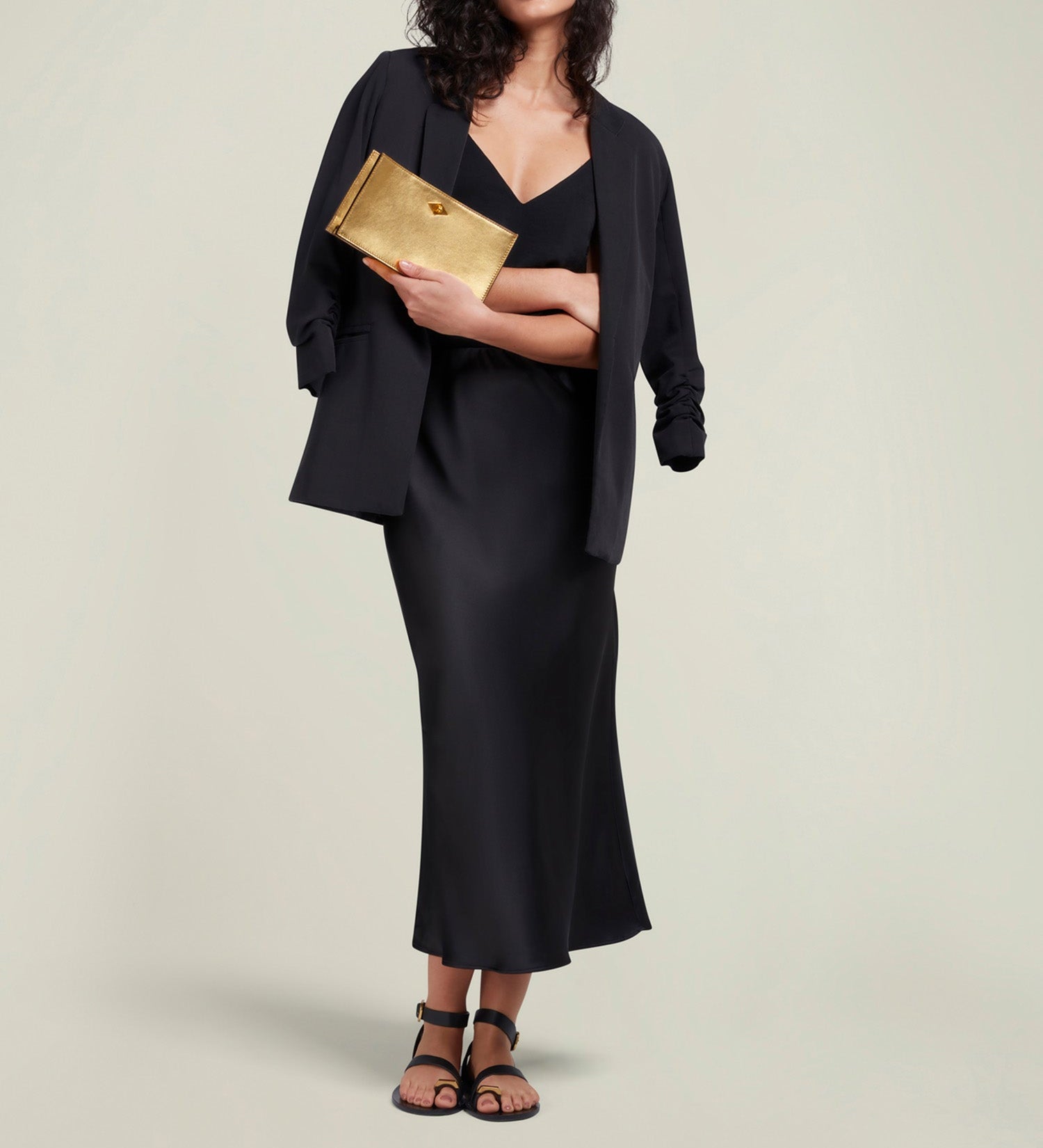 Metier - ISSIMO | Métier Ease Metallic Calfskin Gold