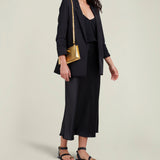 Metier - ISSIMO | Métier Ease Metallic Calfskin Gold