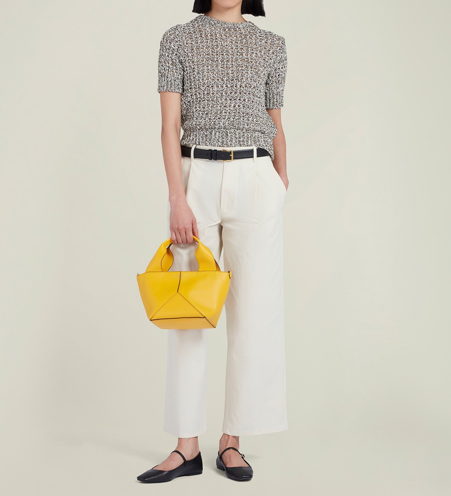 Metier - Market Mini Nappa Plongé Calfskin Izamal Yellow