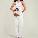 Metier - Market Mini Natural Linen with Cognac