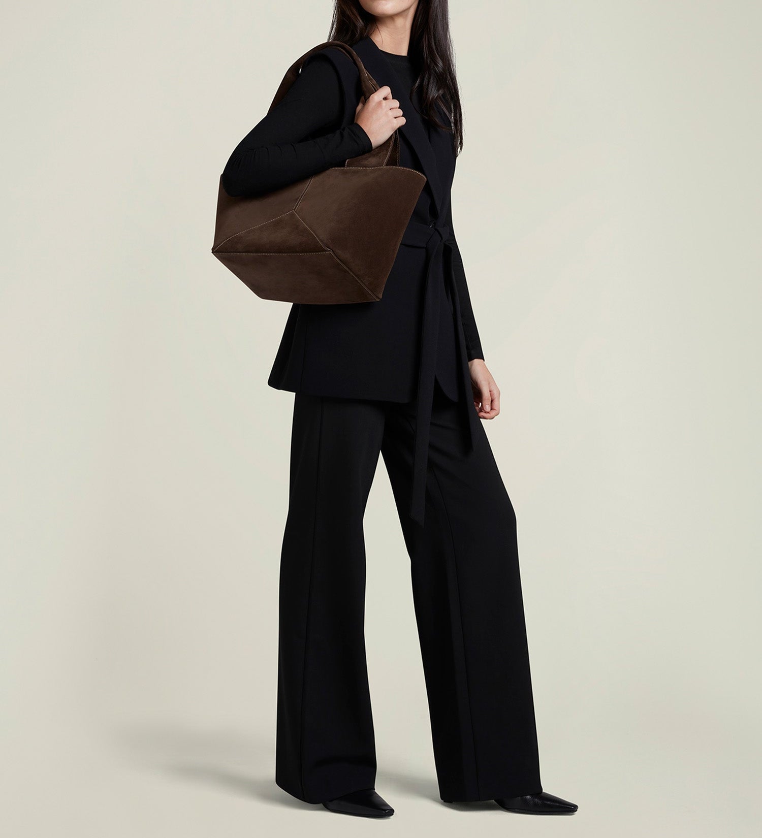 Metier - Market Small Suede Chocolate