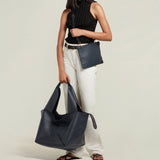 Metier - Market Weekend Smooth Calfskin Navy