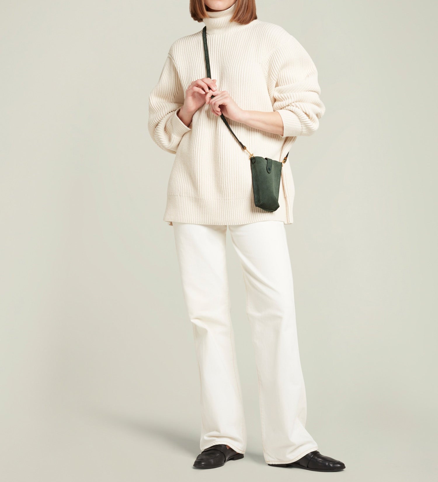 Metier - Minimalist Double Suede Emerald