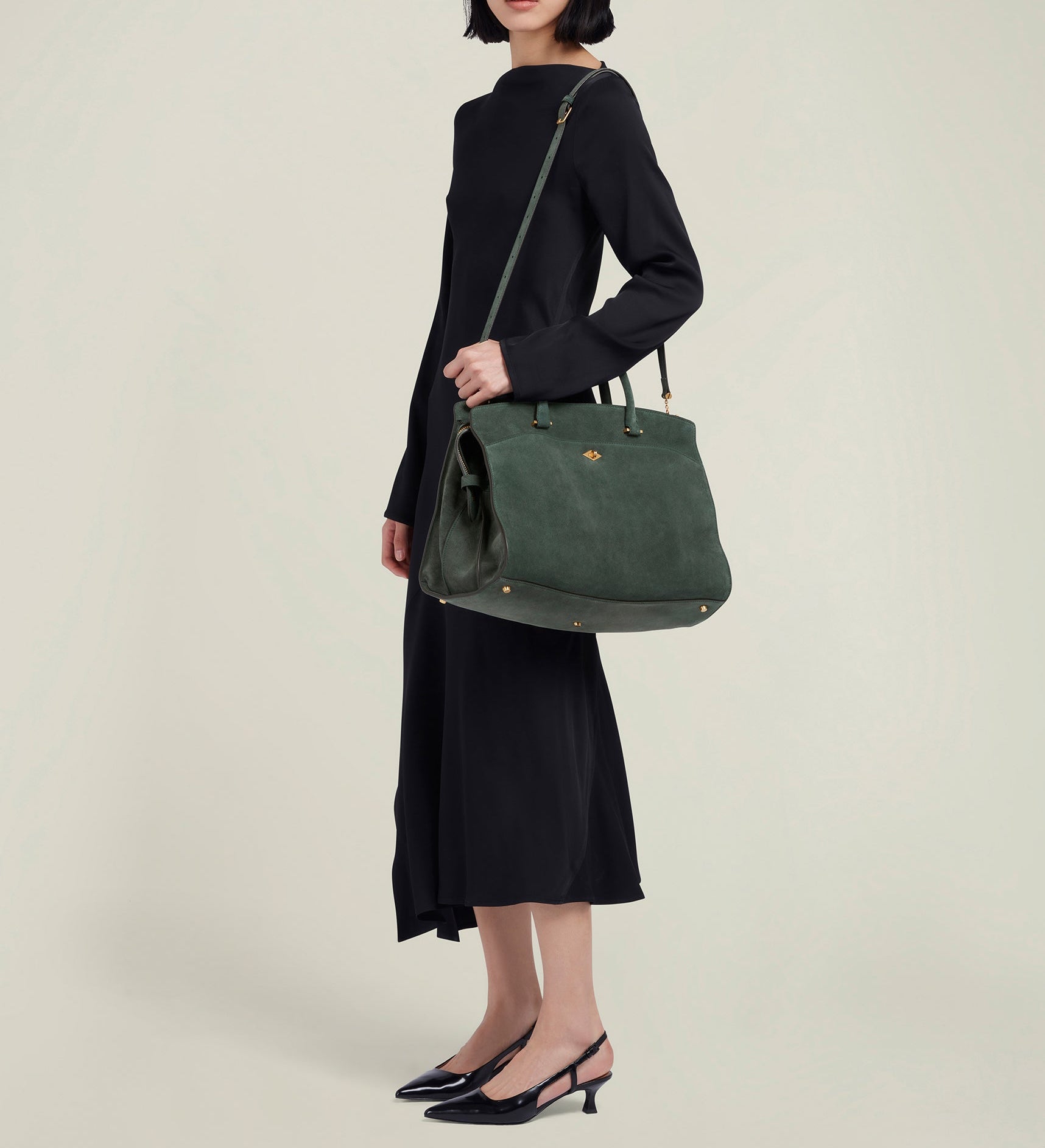 Metier - Private Eye Large Suede Emerald