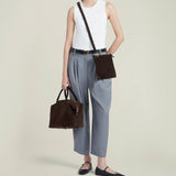 Métier - Vérité City Suede Chocolate and Elvis Black