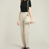 Métier - Vérité City Small Smooth Calfskin White Sand