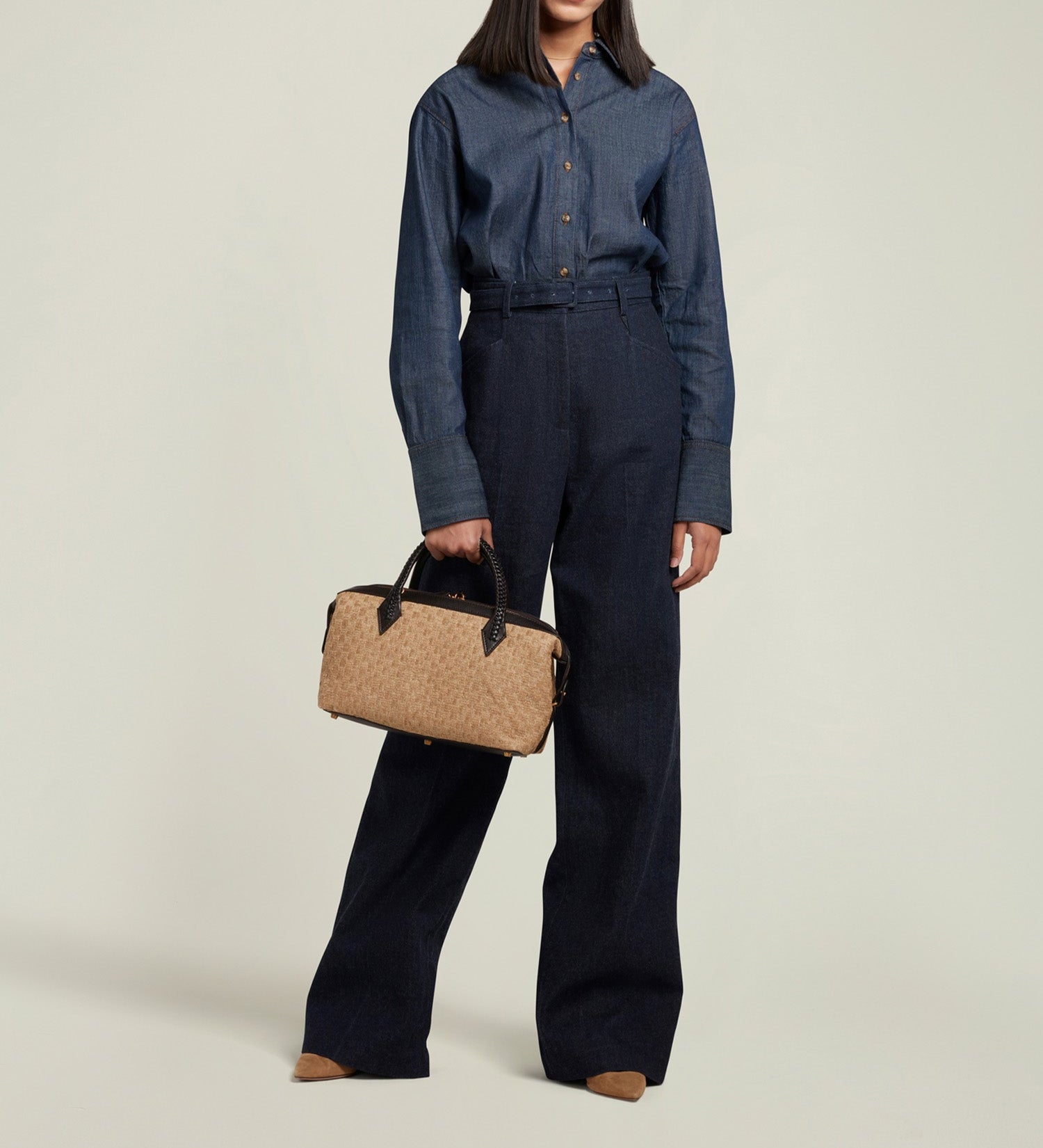 Metier - Vérité City Small Woven Fabric Sahara