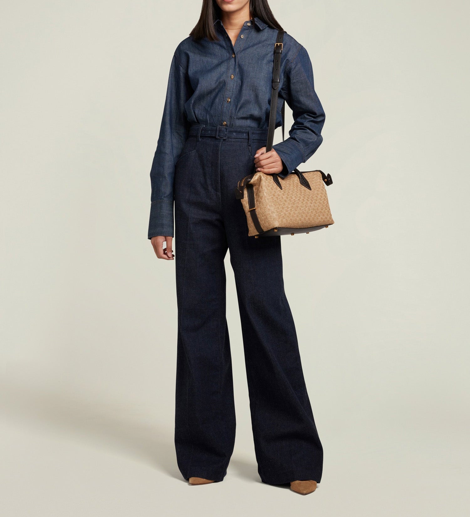 Metier - Vérité City Small Woven Fabric Sahara