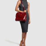 Metier - Private Eye Slim Glossy Calfskin Classic Red