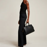 Métier - Private Eye Bag with Shoulder Strap Smooth Calfskin Black