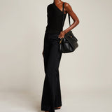 Métier - Private Eye Bag with Shoulder Strap Smooth Calfskin Black