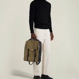 Métier - Rider Backpack Military Twill Khaki with Cacao