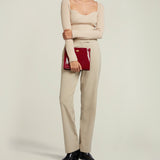 Metier - Stowaway Crossbody Glossy Calfskin Classic Red