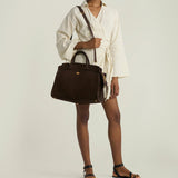 Métier - Private Eye Large Suede Chocolate