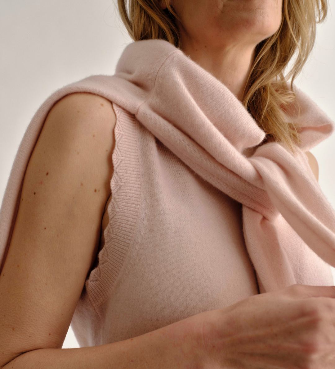 Cartolina - Lucy Ls Cardigan - Shell Pink
