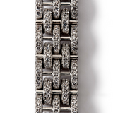 Dorsey - BENEDETTA PAVÉ LINK BRACELET IN LAB WHITE SAPPHIRE