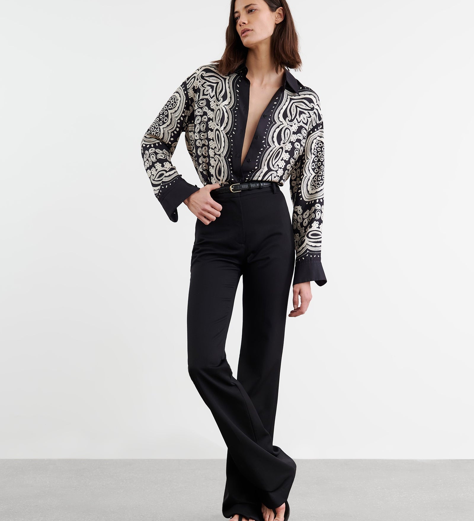Nili Lotan - ALFIE SILK SHIRT