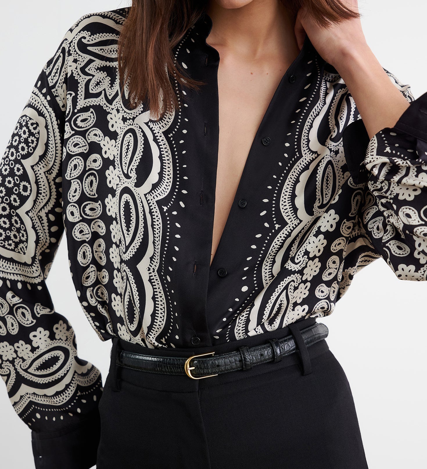 Nili Lotan - ALFIE SILK SHIRT