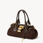 Paddington bag in suede leather