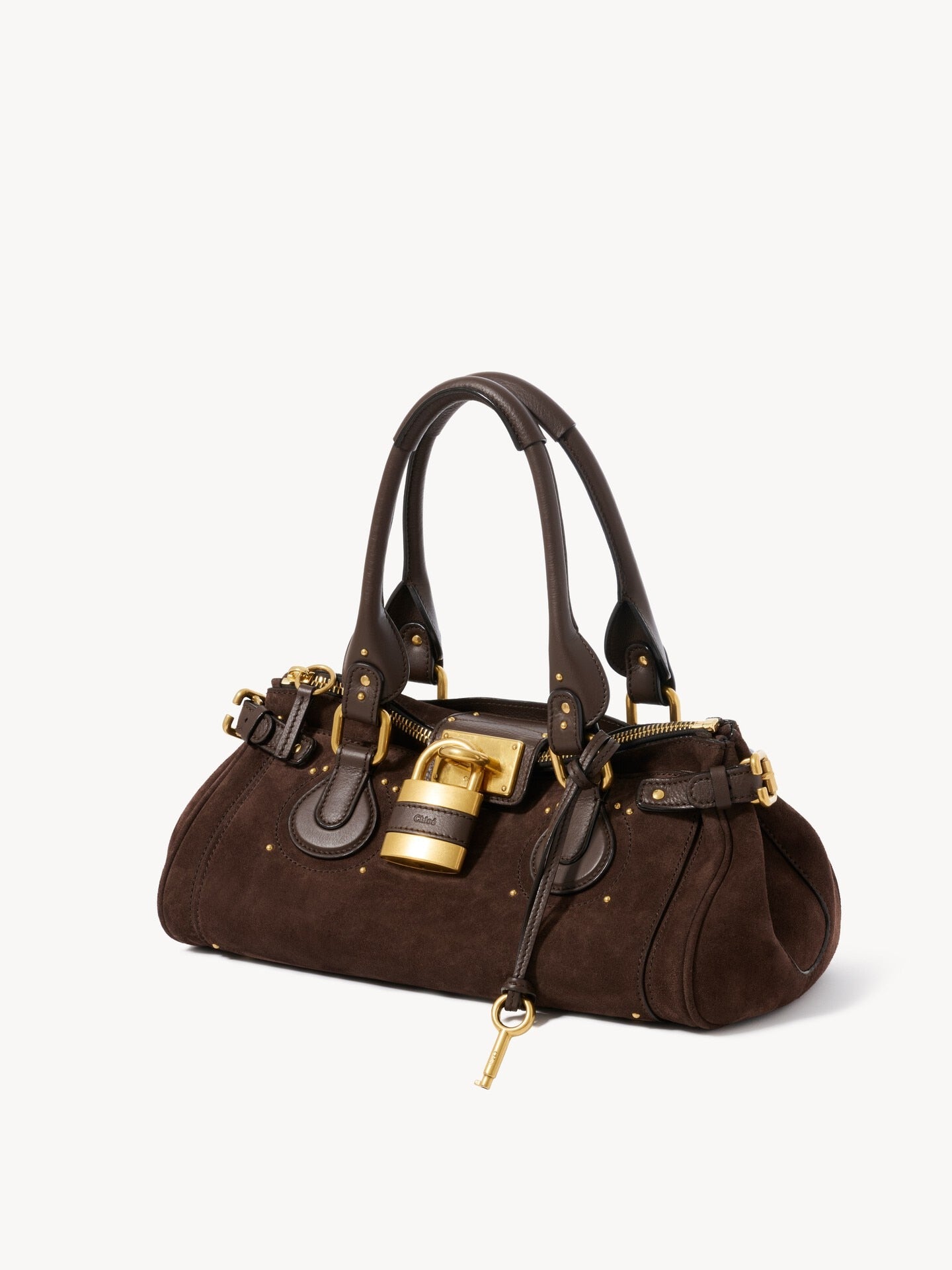 Paddington bag in suede leather