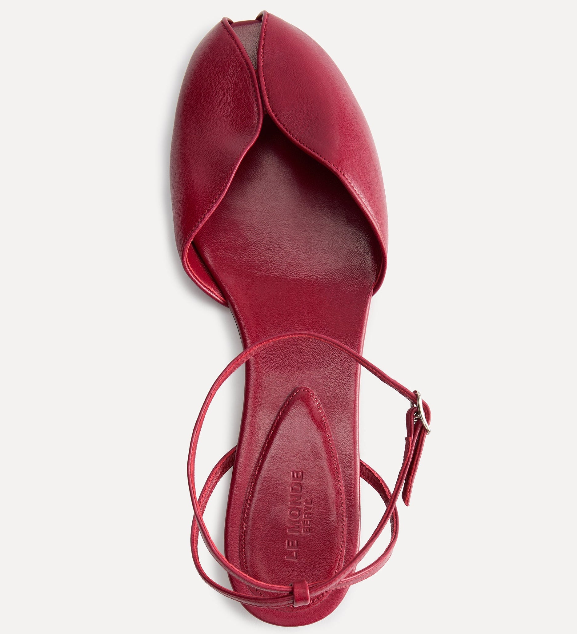 Le Monde Beryl - Valetta Flat / Lipstick Leather
