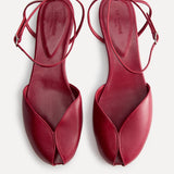 Le Monde Beryl - Valetta Flat / Lipstick Leather