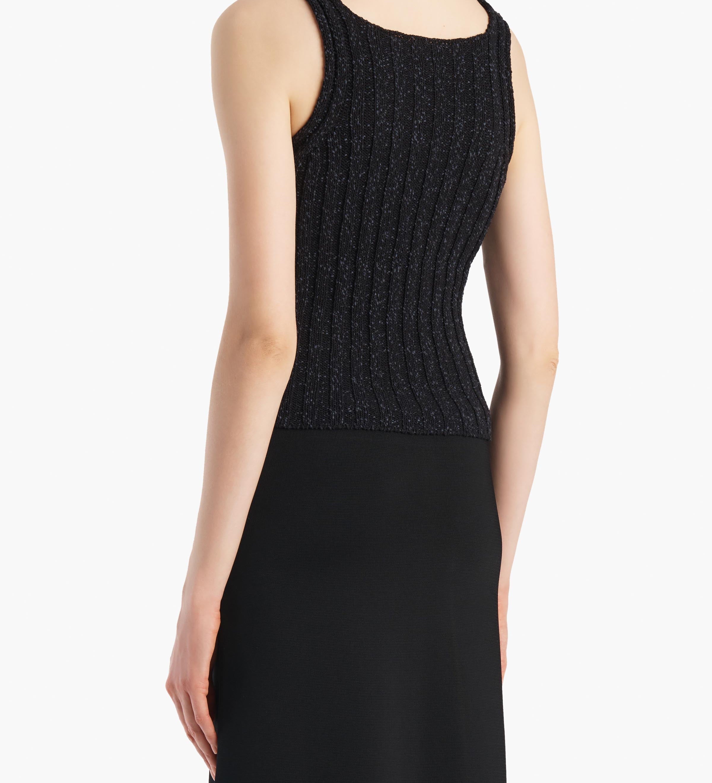 Khaite - Val Top in Black Cotton