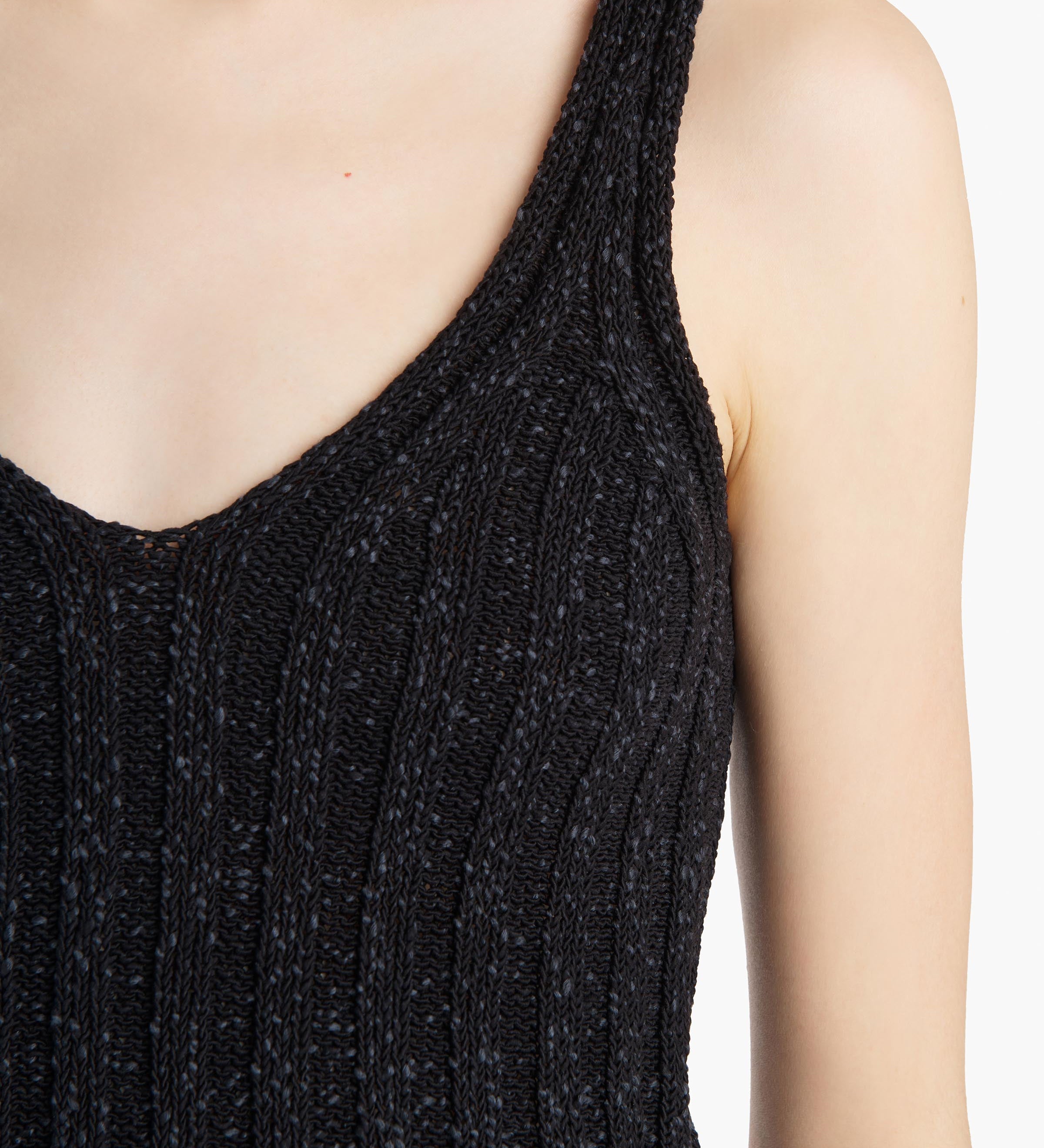 Khaite - Val Top in Black Cotton