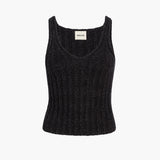 Khaite - Val Top in Black Cotton