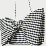 Loeffler Randall - Valerie Black/White Gingham Bow Bag