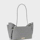 Loeffler Randall - Valerie Black/White Gingham Bow Bag