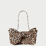 Loeffler Randall - Valerie Leopard Jersey Bow Bag