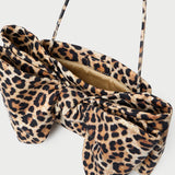 Loeffler Randall - Valerie Leopard Jersey Bow Bag