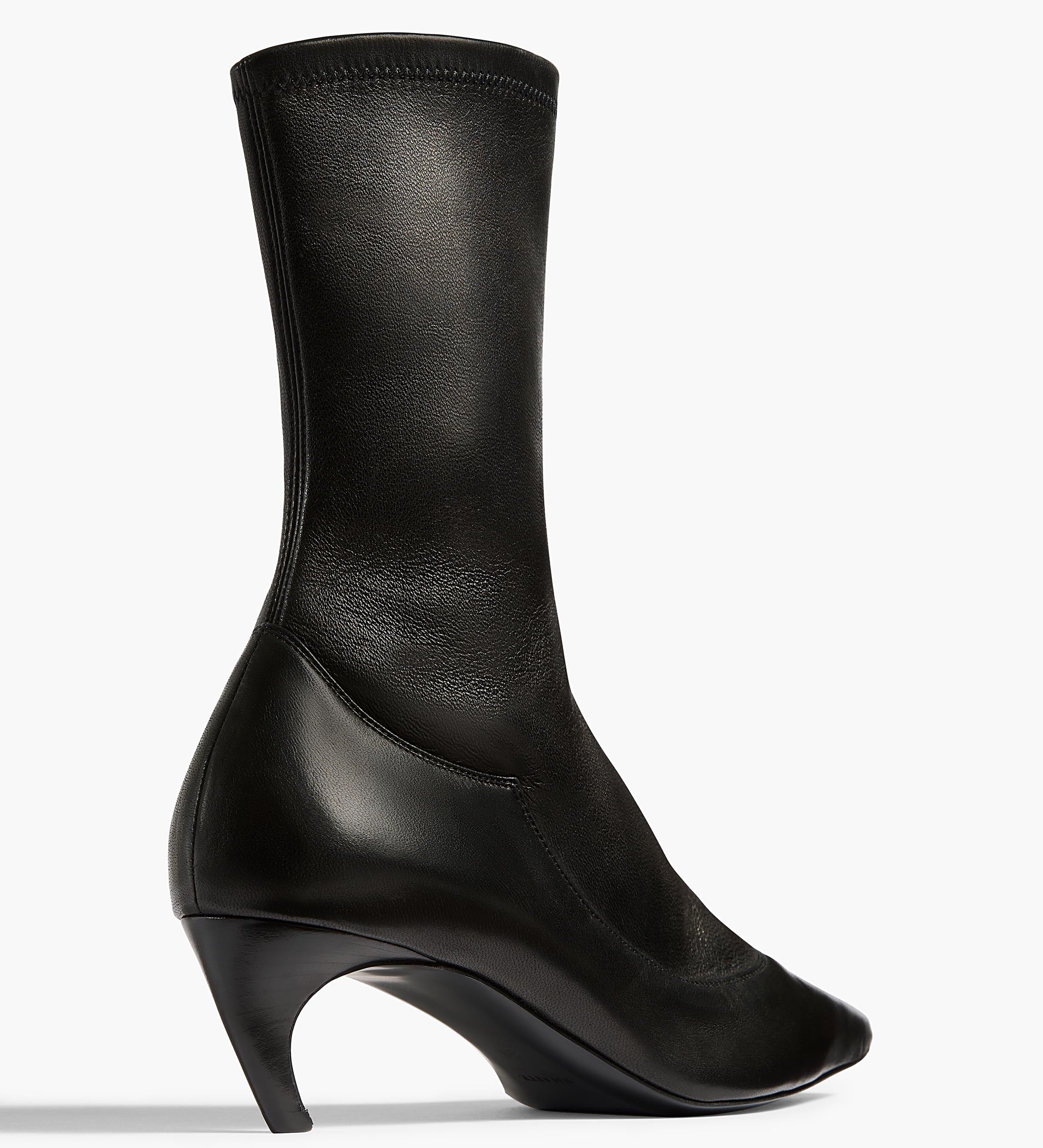 Khaite - Valerie Mid - Calf Boot in Black