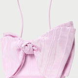 Loeffler Randall - Valerie Pink Moiré Bow Clutch