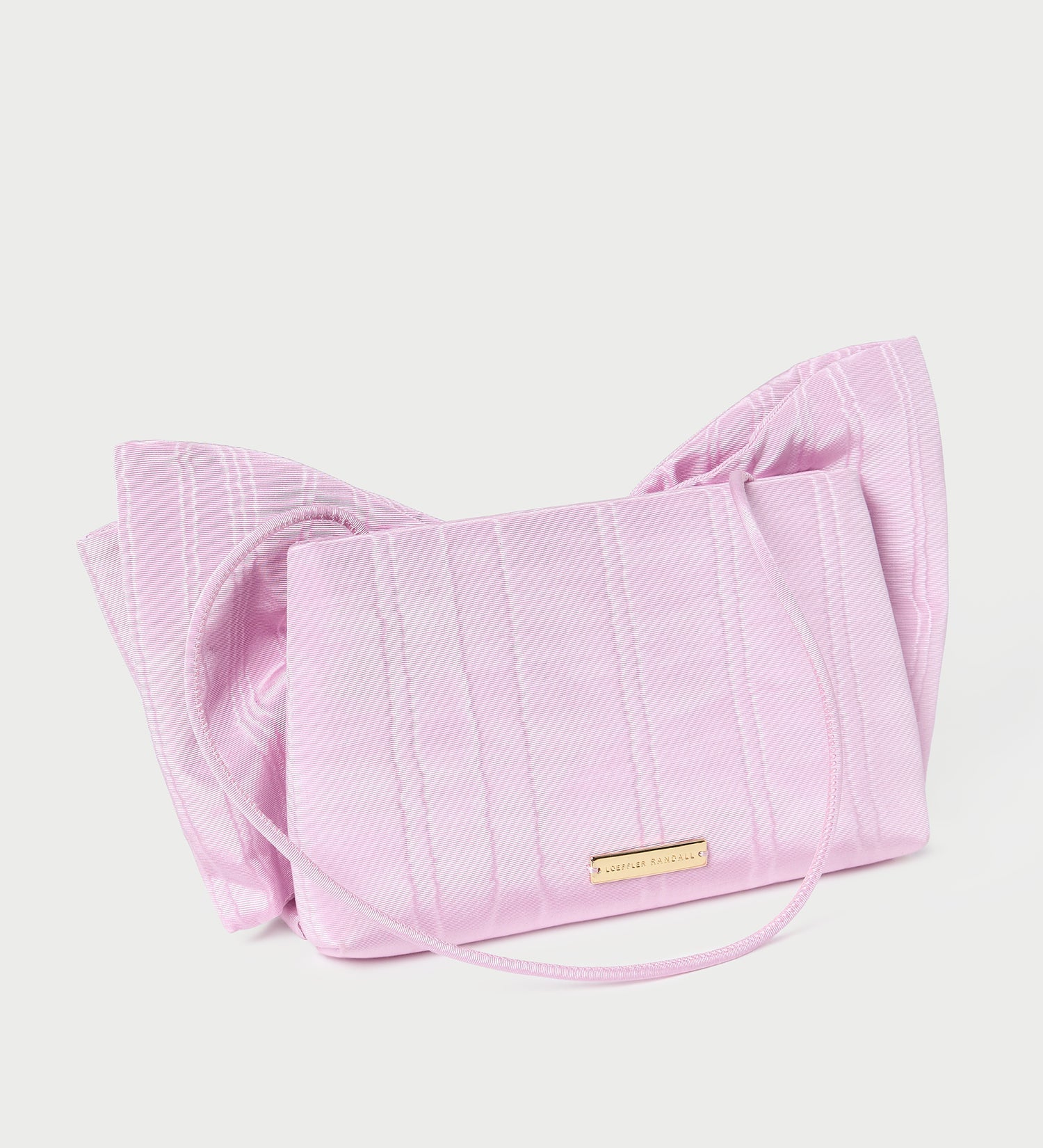 Loeffler Randall - Valerie Pink Moiré Bow Clutch