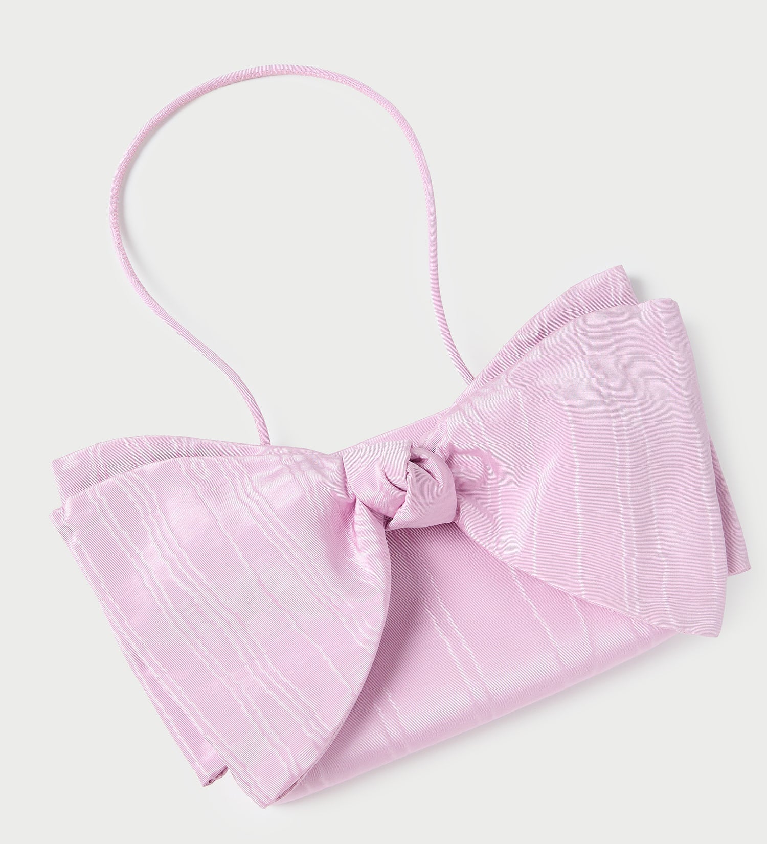 Loeffler Randall - Valerie Pink Moiré Bow Clutch