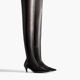 Khaite - Valerie Over - the - Knee Boot in Black