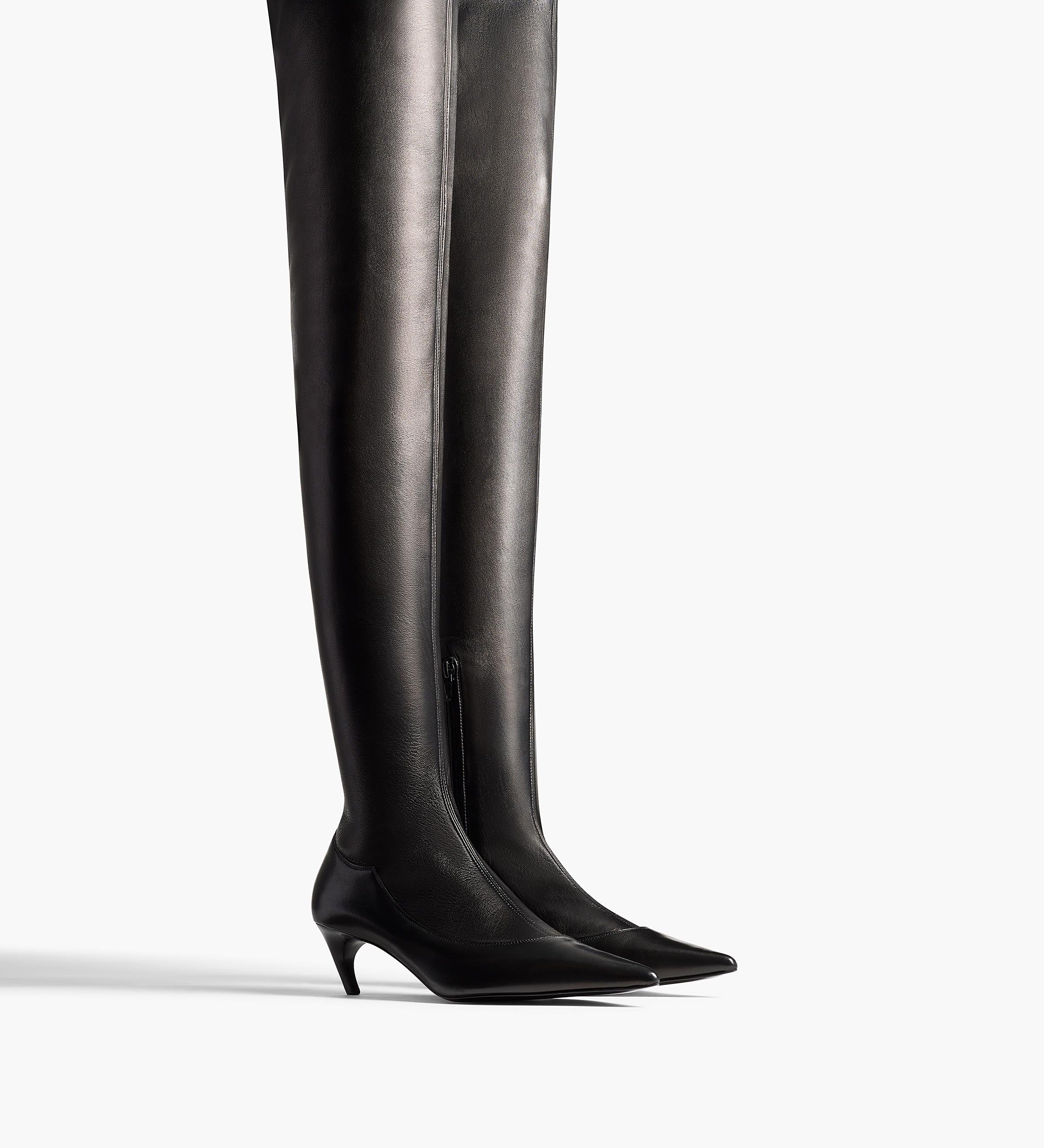 Khaite - Valerie Over - the - Knee Boot in Black