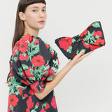 Loeffler Randall - Valerie Black Floral Bow Bag