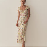 DÔEN - VALERINE DRESS -- WINDSWEPT BLOOMS