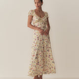 DÔEN - VALERINE DRESS -- WINDSWEPT BLOOMS