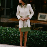 Veronica Beard - Imogen Embellished Cropped Jacket