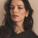 Veronica Beard - Gold Floral Earring