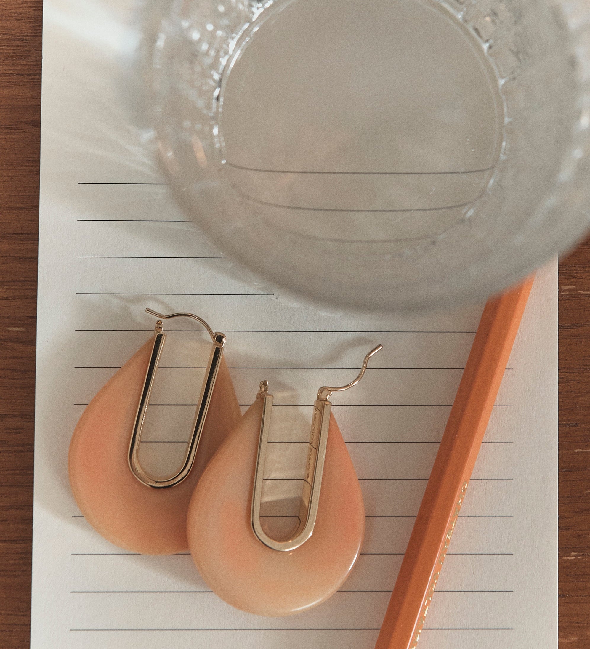 Veronica Beard - Resin Drop Hoop Earring